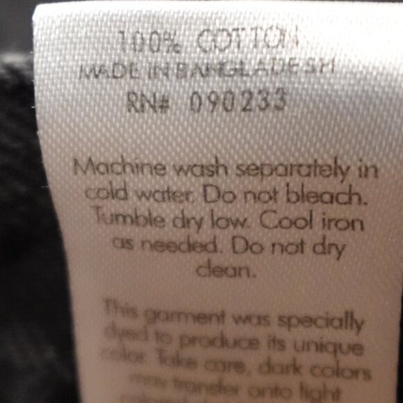 Pacsun Dad jean high rise relaxed straight women's 26 black button fly - Picture 13 of 13